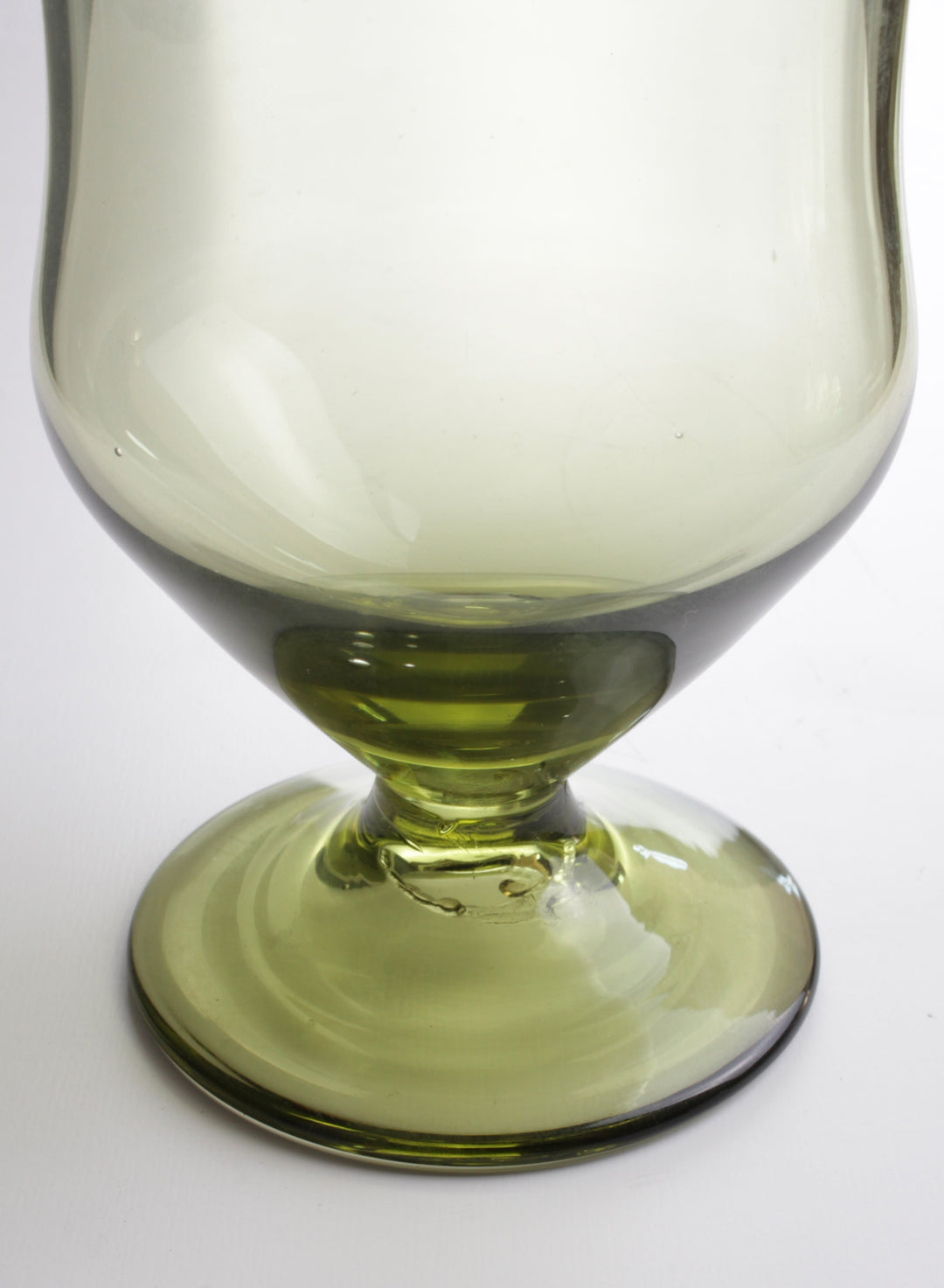 Römischer Glaspokal mit blauen Streifen im Set von 2