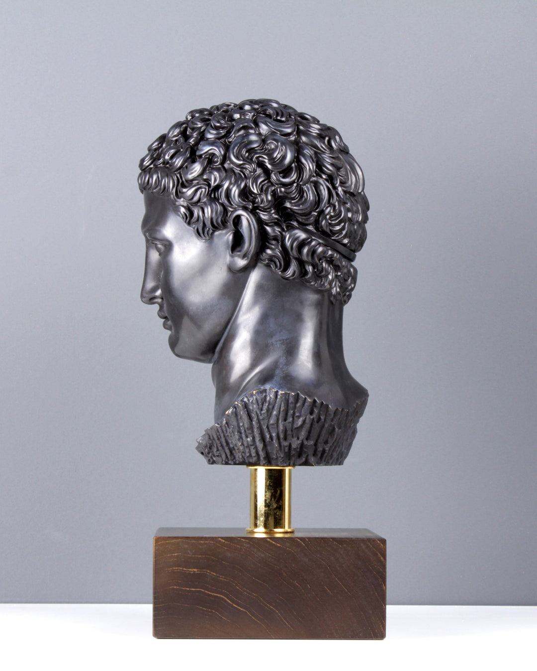 Büste des Hermes - Olympischer Gott (Bronze)