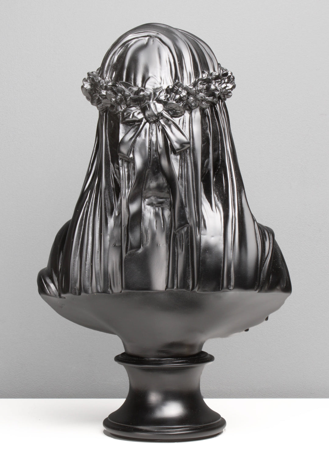 Verschleierte Dame Büste (Schwarz)