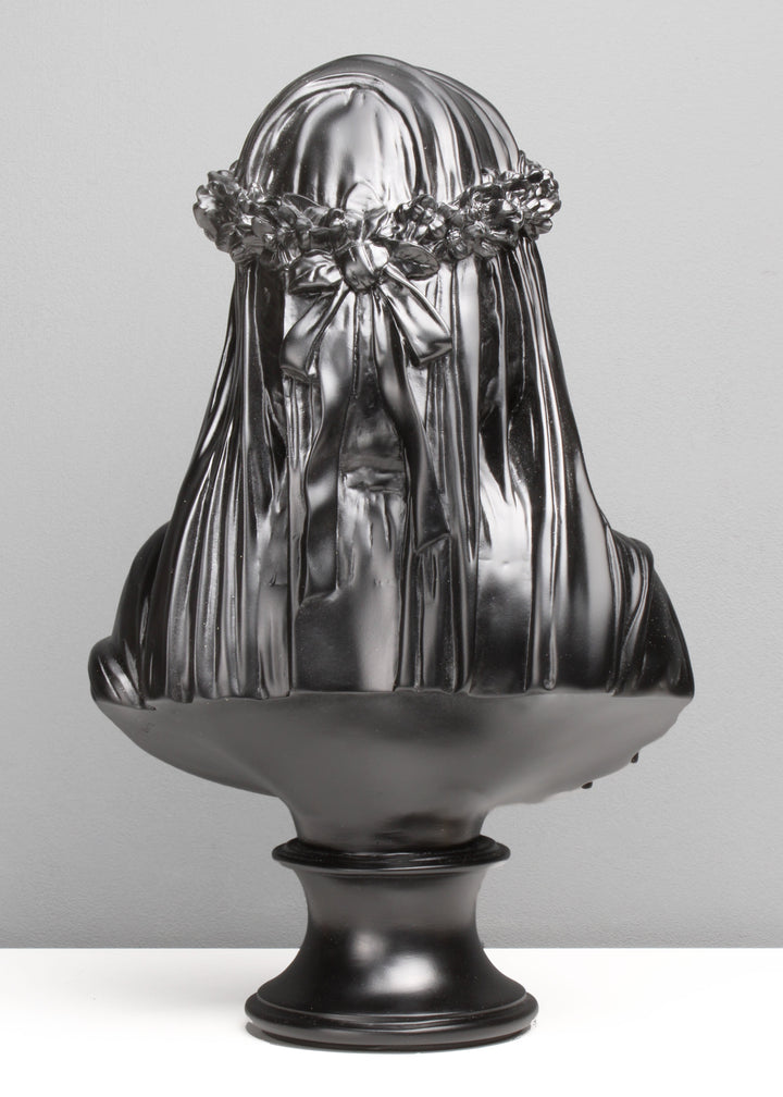 Verschleierte Dame Büste (Schwarz)