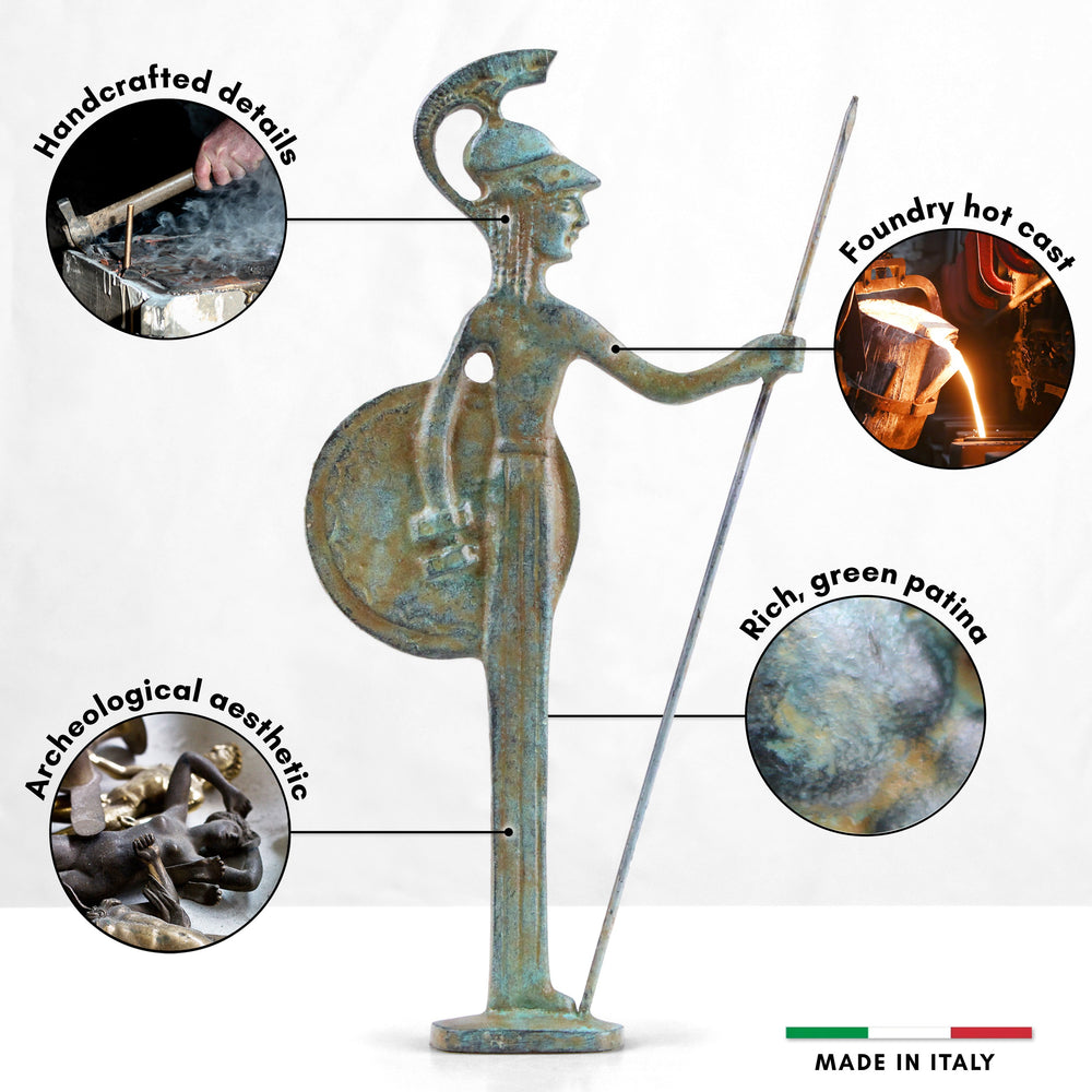 Athena Skulptur (Bronze, Klein)