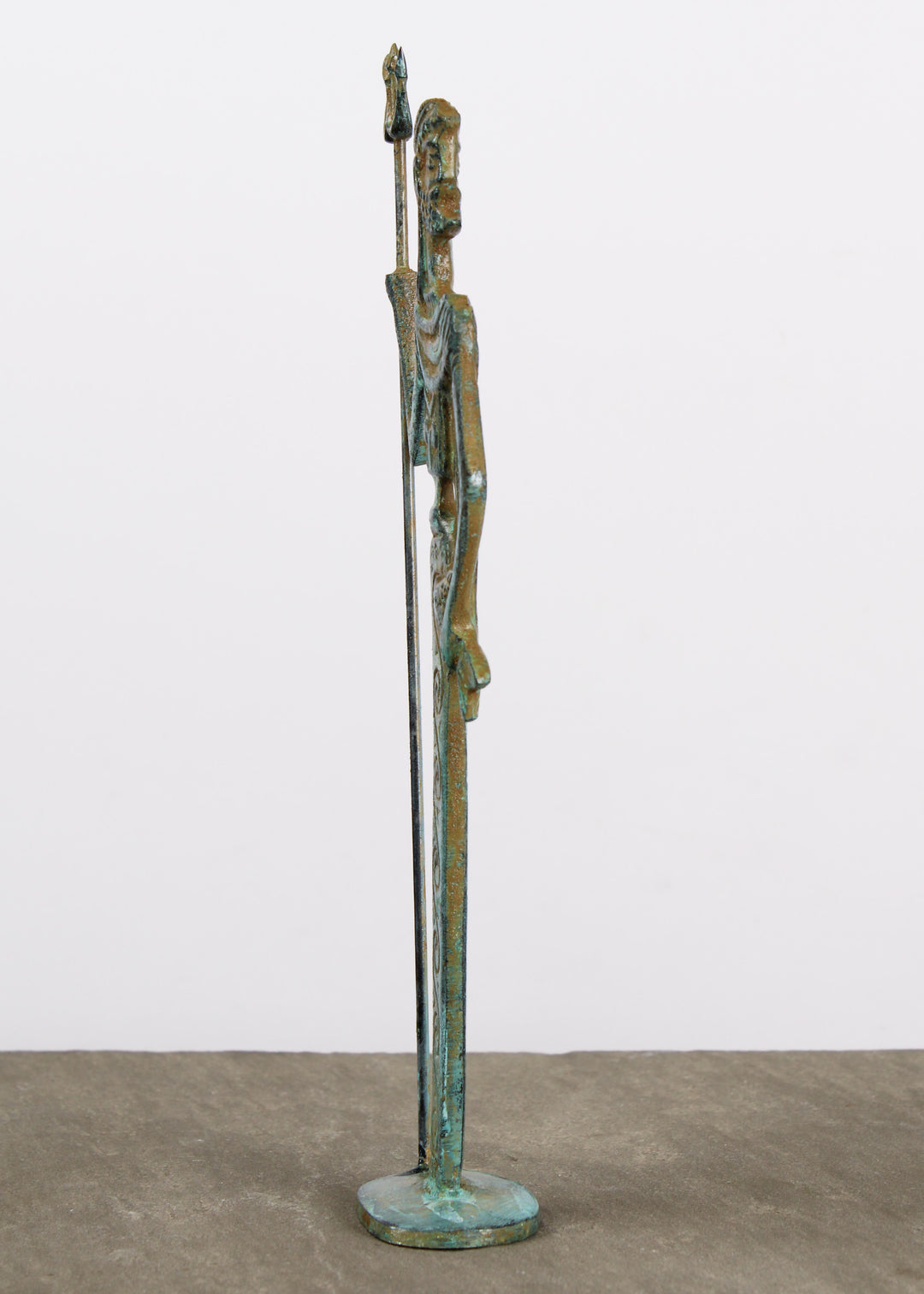 Poseidon Statue (Bronze, Klein) – Gott des Meeres