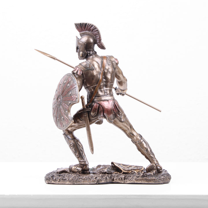 Achilles Griechischer Krieger Statue (Kaltguss-Bronze Skulptur)
