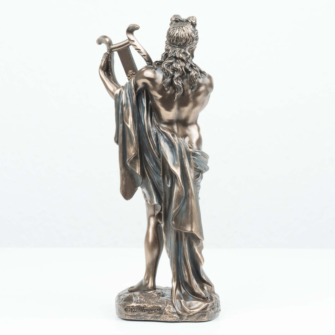 Apollo Statue Griechischer Gott der Sonne (Kaltguss-Bronze Skulptur)