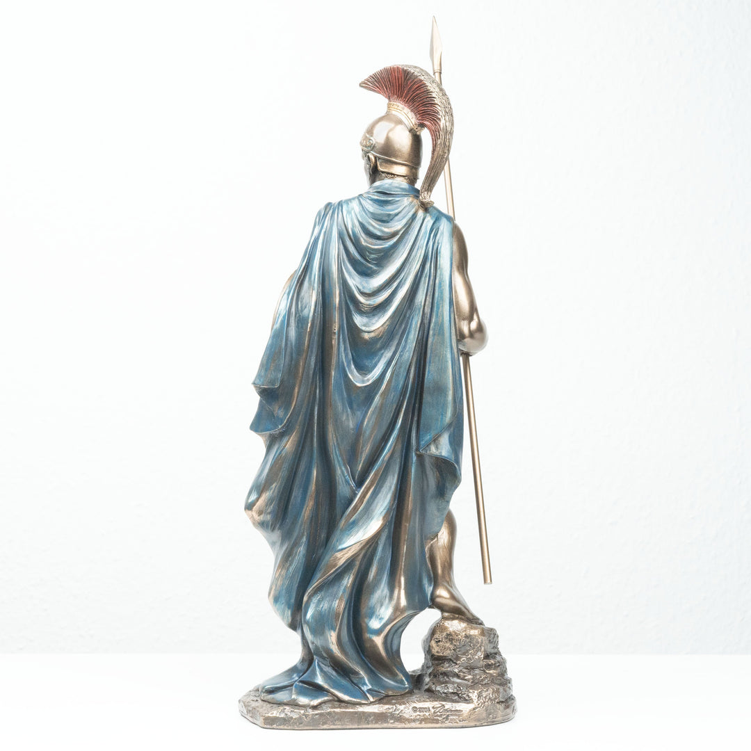 Ares Griechischer Kriegsgott (Bronzierte Skulptur aus Kunstharz)