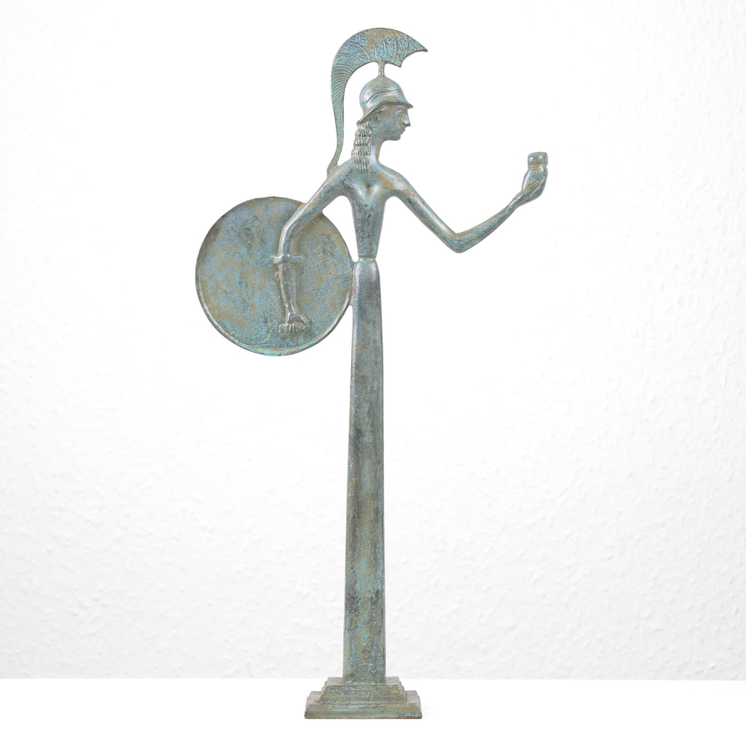 Athena Statue – Griechische Bronze Skulptur