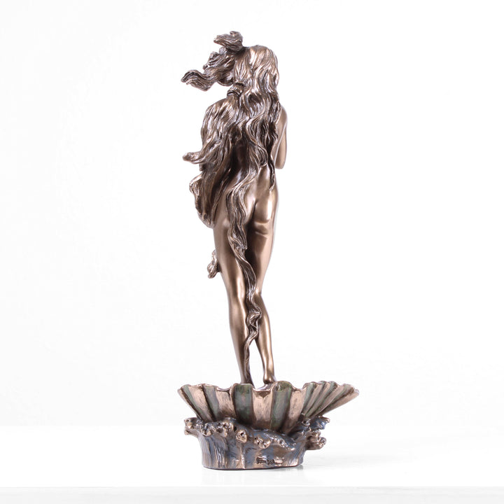 Geburt der Venus (Bronzierte Skulptur aus Kunstharz)