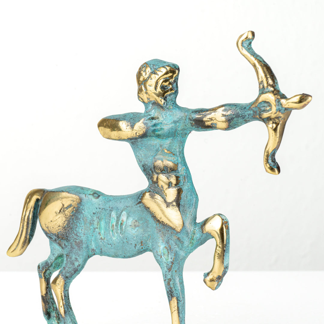 Zentaur Statue — Schütze der griechischen Mythologie (Messingskulptur)