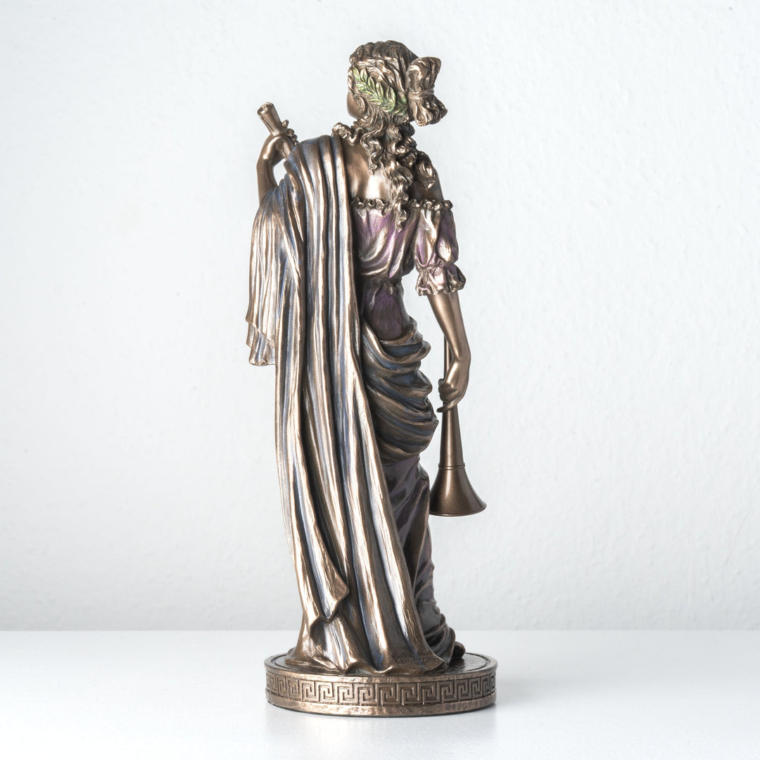 Clio Muse der Geschichte Skulptur (Kaltguss-Bronze)