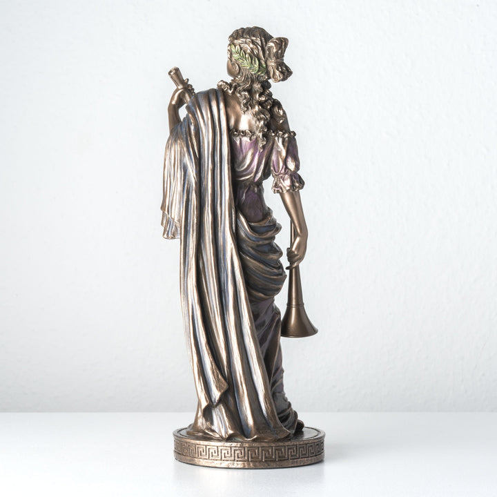 Clio Muse der Geschichte Skulptur (Kaltguss-Bronze)