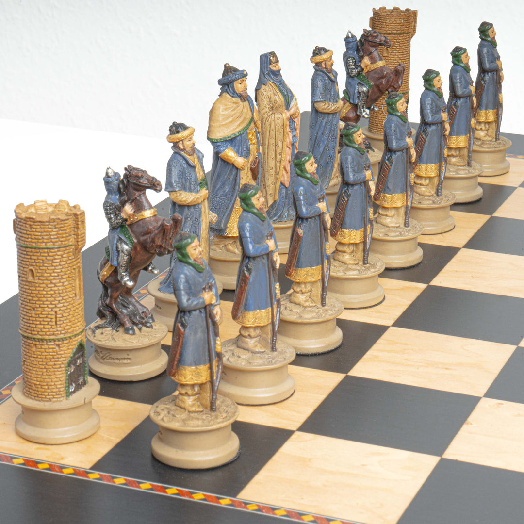 Themenschachspiel Kreuzritter vs Sarazenen