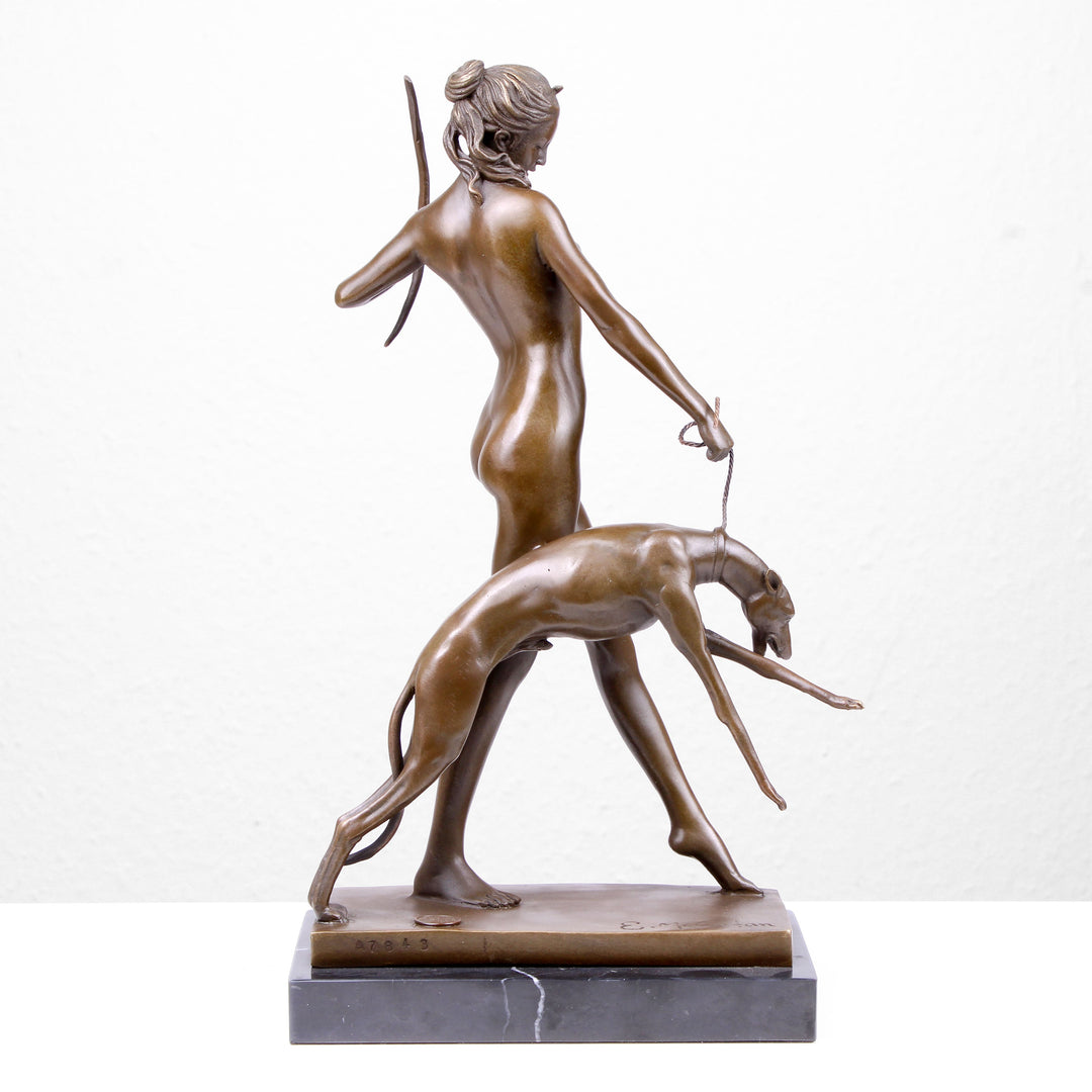 Diana Statue (Bronze, Wachsguss)