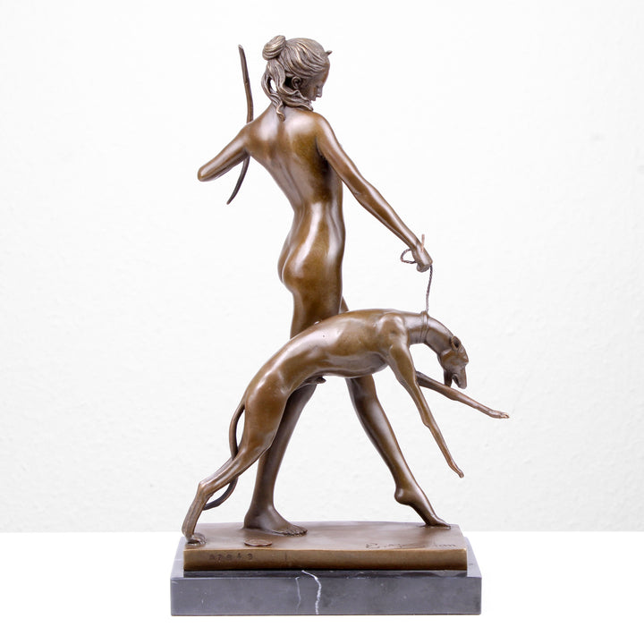 Diana Statue (Bronze, Wachsguss)