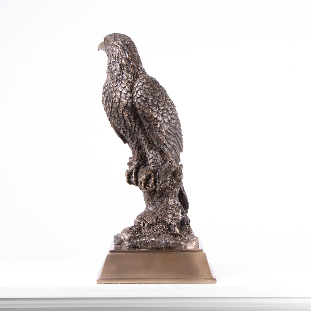 Adler (Bronzierte Skulptur aus Kunstharz)