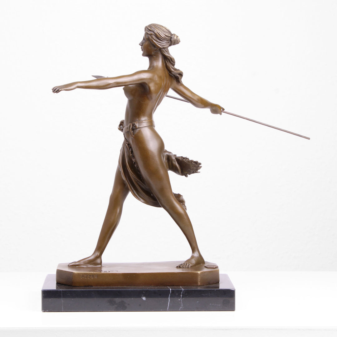 Amazone Statue (Bronze, Wachsguss)