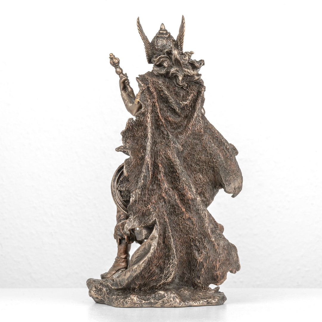 Frigg Statue — Nordische Göttin der Ehe (Kaltgussbronze)