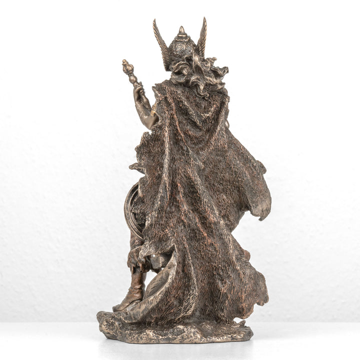 Frigg Statue — Nordische Göttin der Ehe (Kaltgussbronze)