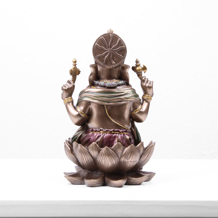 Ganesha Indischer Gott Statue (Kaltguss-Bronze Skulptur)