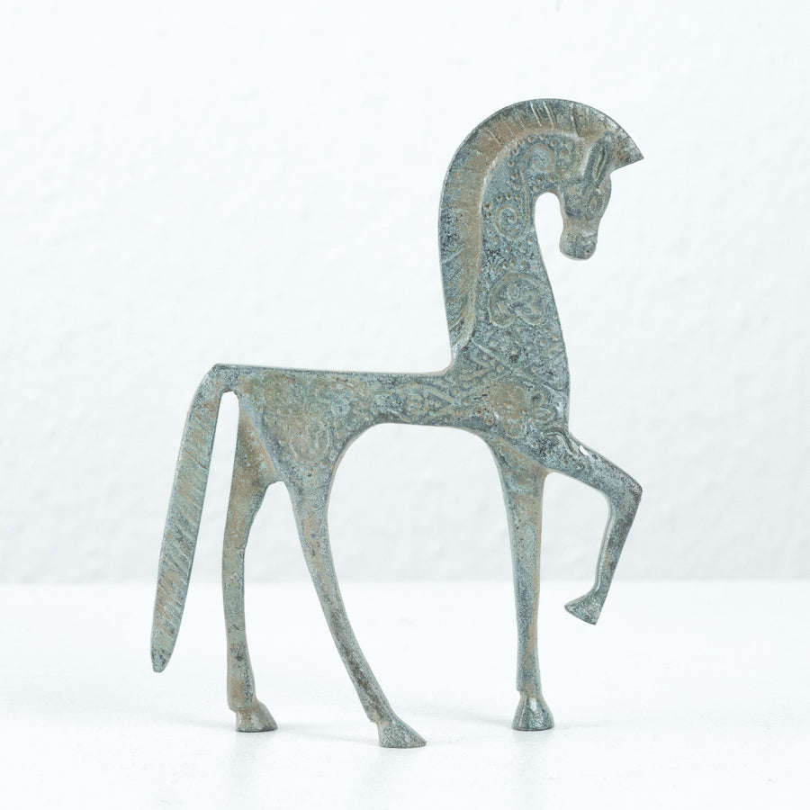 Griechisches Pferd Figur (Bronze, Kleine Statue)