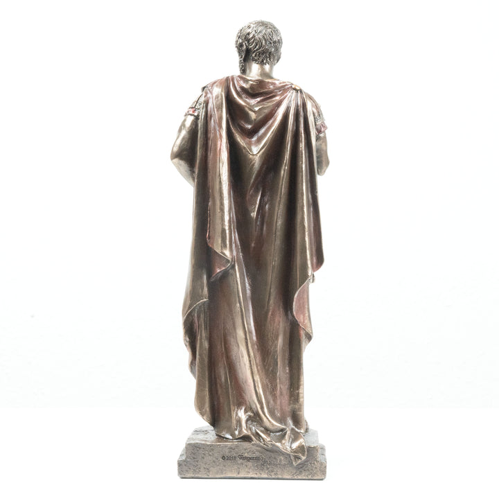 Hadrian Römischer Kaiser (Bronzierte Skulptur aus Kunstharz)