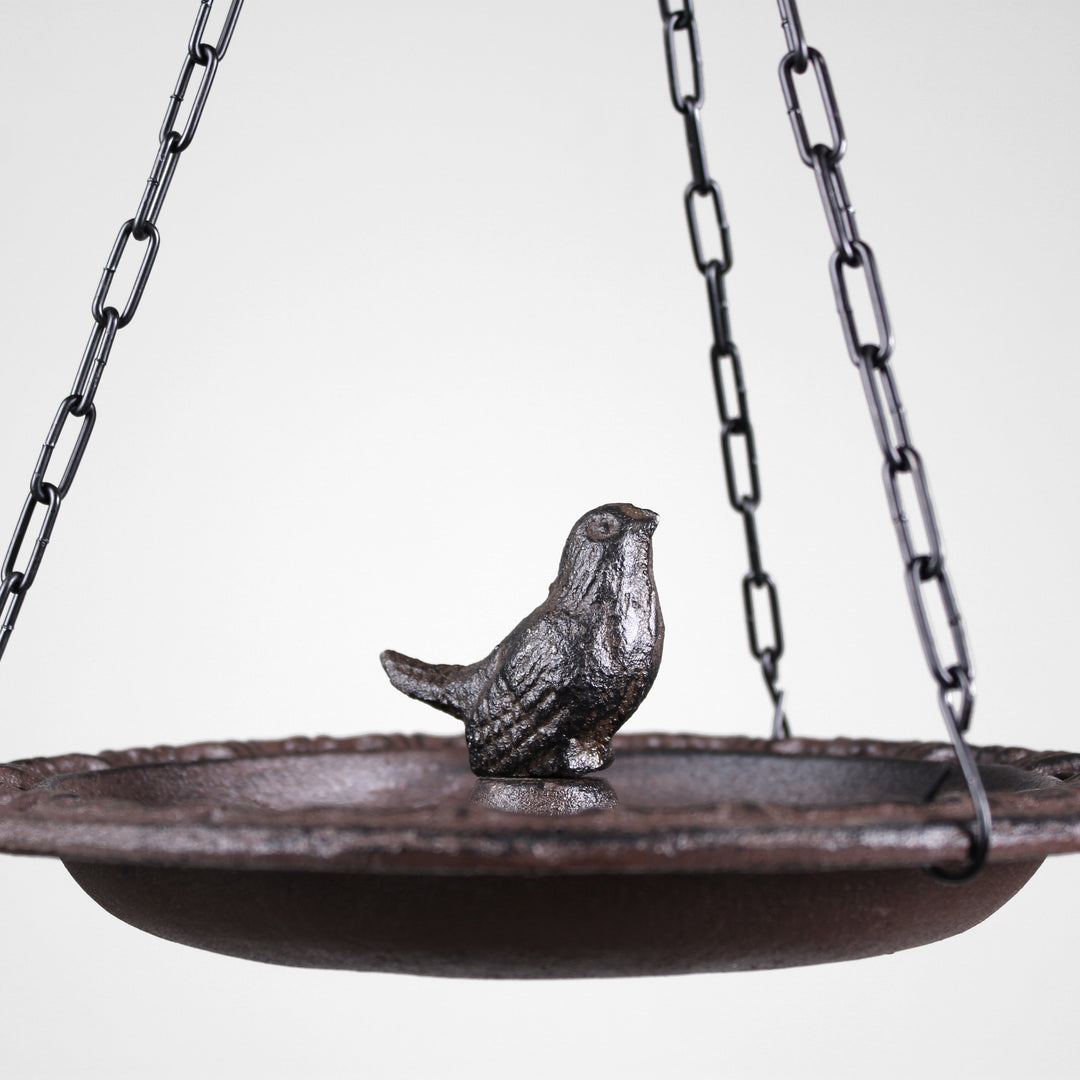 Hängende Vogeltränke aus Gusseisen