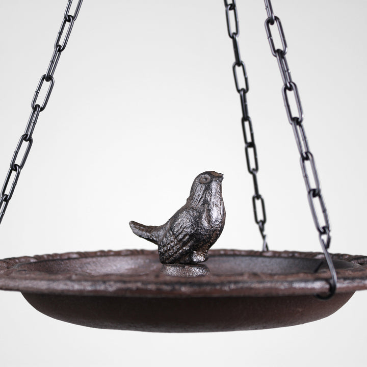 Hängende Vogeltränke aus Gusseisen