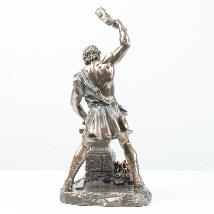 Hephaistos Griechischer Gott (Bronzierte Skulptur aus Kunstharz)