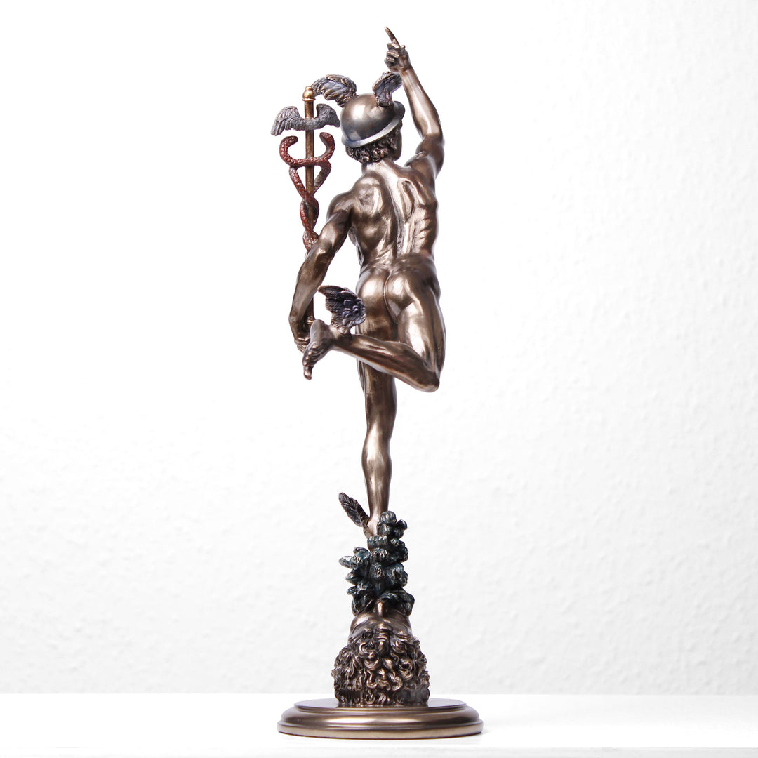 Hermes von Giambologna (Bronzierte Skulptur aus Kunstharz)