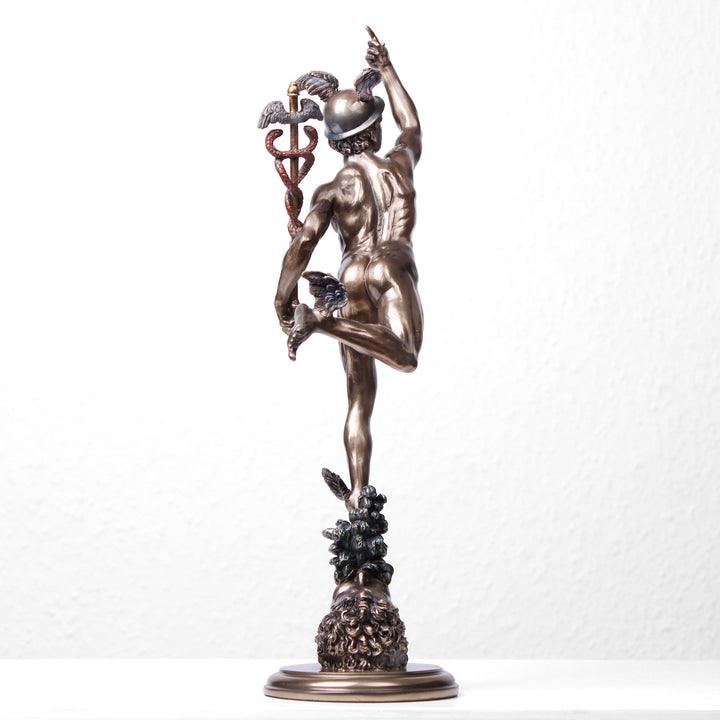 Hermes von Giambologna (Bronzierte Skulptur aus Kunstharz)