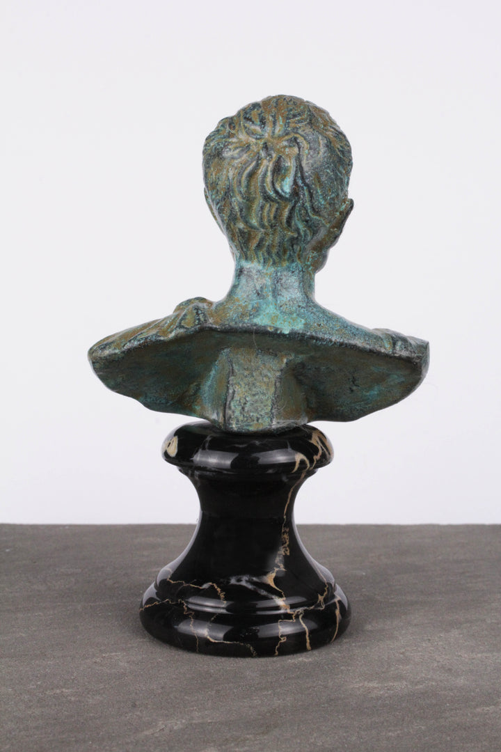 Julius Caesar Büste (Grüne Bronze)