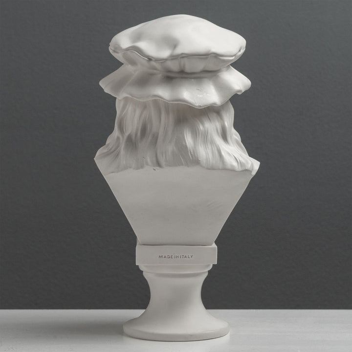 Leonardo da Vinci Büste – Meister der Renaissance (Weiße Statue)