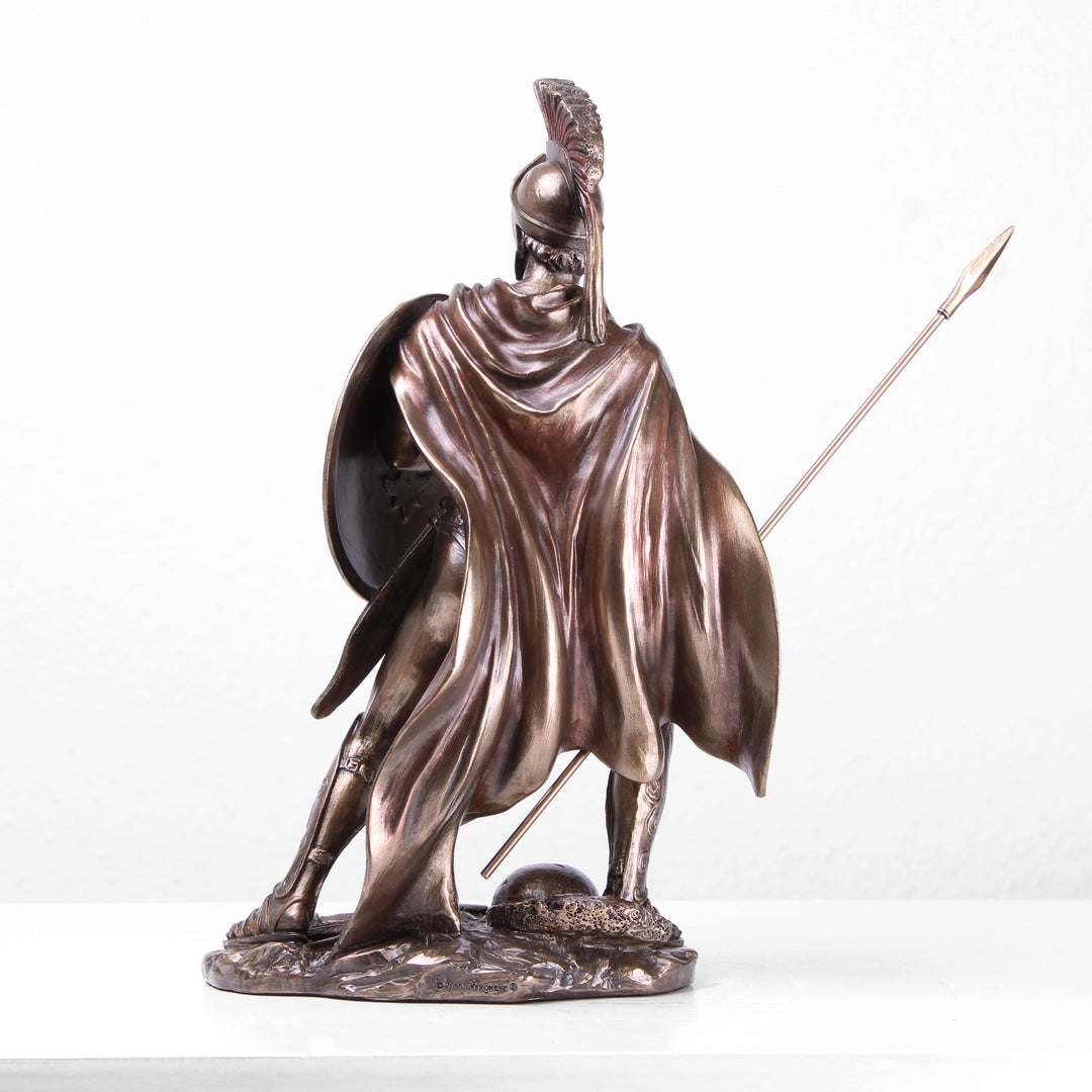 Leonidas (Bronzierte Skulptur aus Kunstharz)