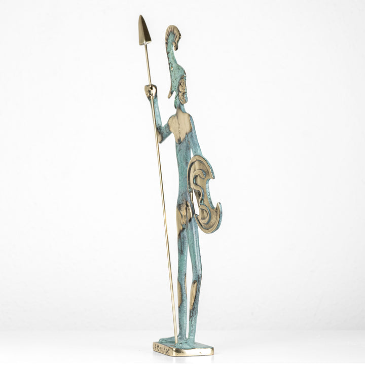 Leonidas – Griechischer Krieger (Messing Skulptur)