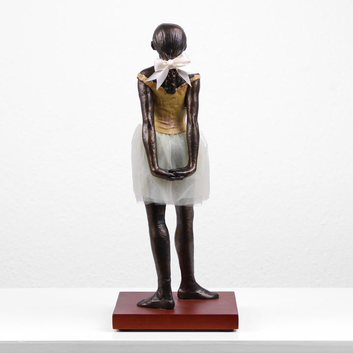Große Tänzerin Skulptur (Bronzierte Statue aus Kunstharz)