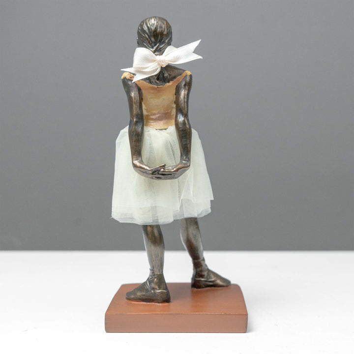 Kleine Tänzerin Statue (Bronzierte Skulptur aus Kunstharz)
