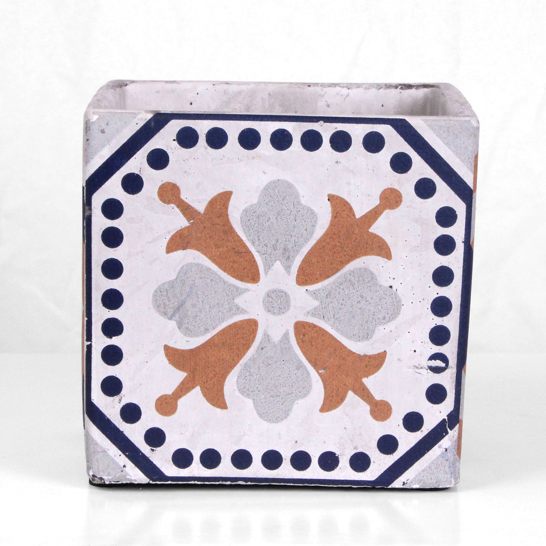 Mediterraner Blauer Pflanztopf