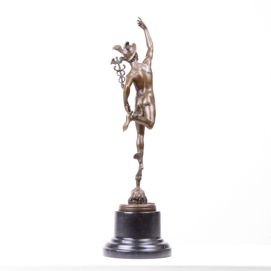 Merkur Statue (Bronze, Wachsguss)