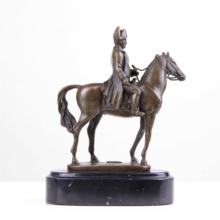 Napoleon zu Pferd Statue (Bronze, Wachsguss)