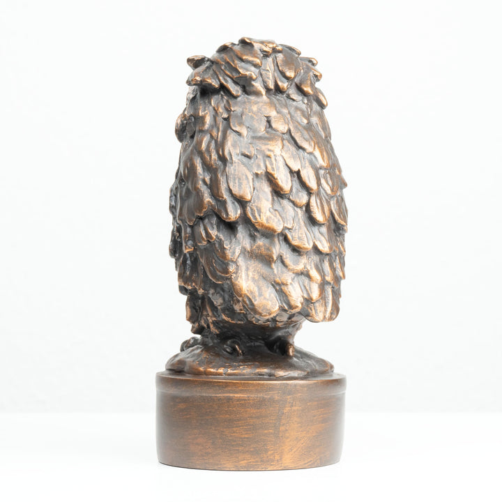 Eule Statue von Giambologna (Bronzierte Skulptur aus Kunstharz)