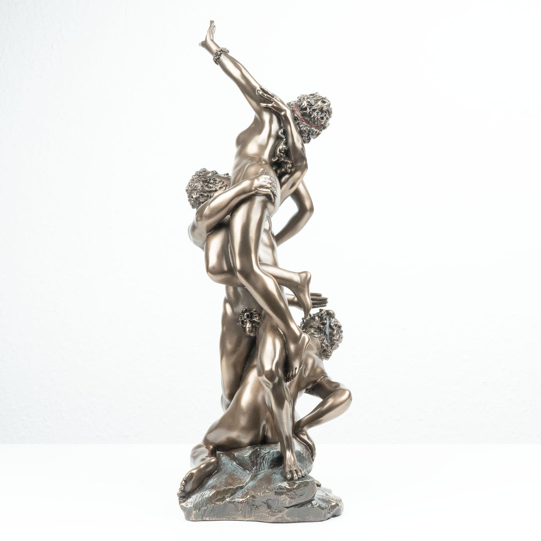 Raub der Sabinerinnen von Giambologna (Bronzierte Skulptur aus Kunstharz)