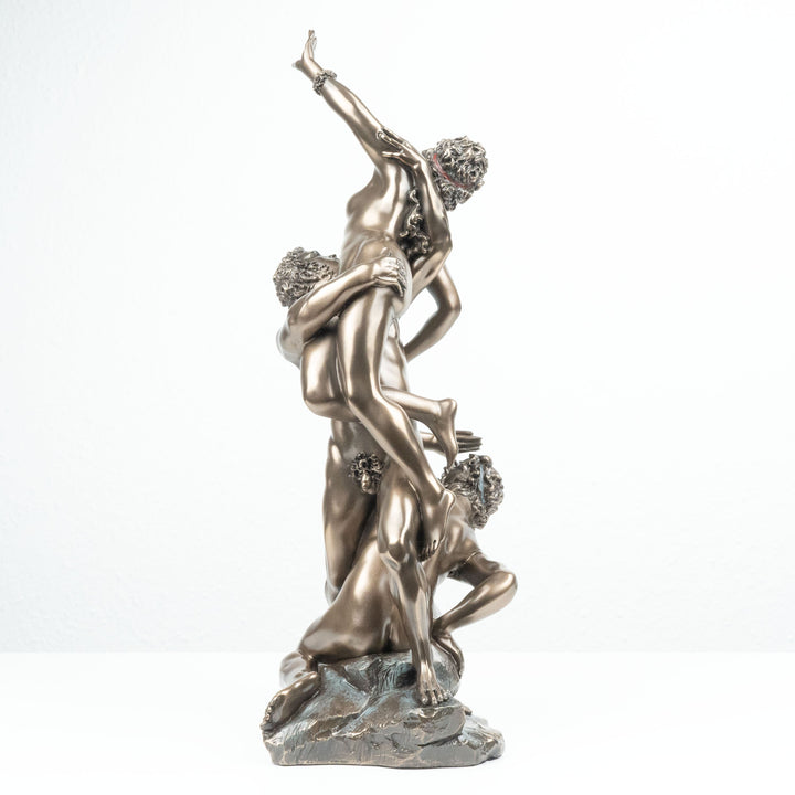 Raub der Sabinerinnen von Giambologna (Bronzierte Skulptur aus Kunstharz)
