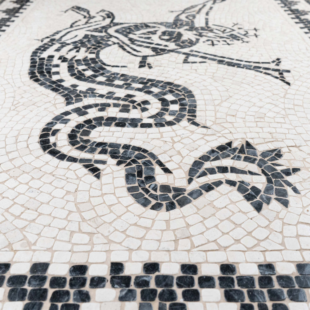 Meereskentaur (Ichthyokentaur) Marmor-Mosaik