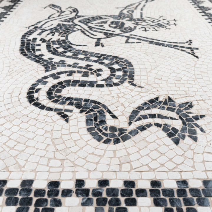 Meereskentaur (Ichthyokentaur) Marmor-Mosaik