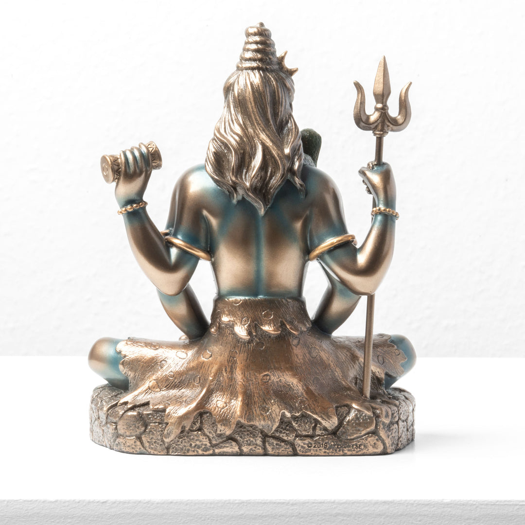 Shiva Indischer Gott Skulptur (Kaltguss-Bronze)