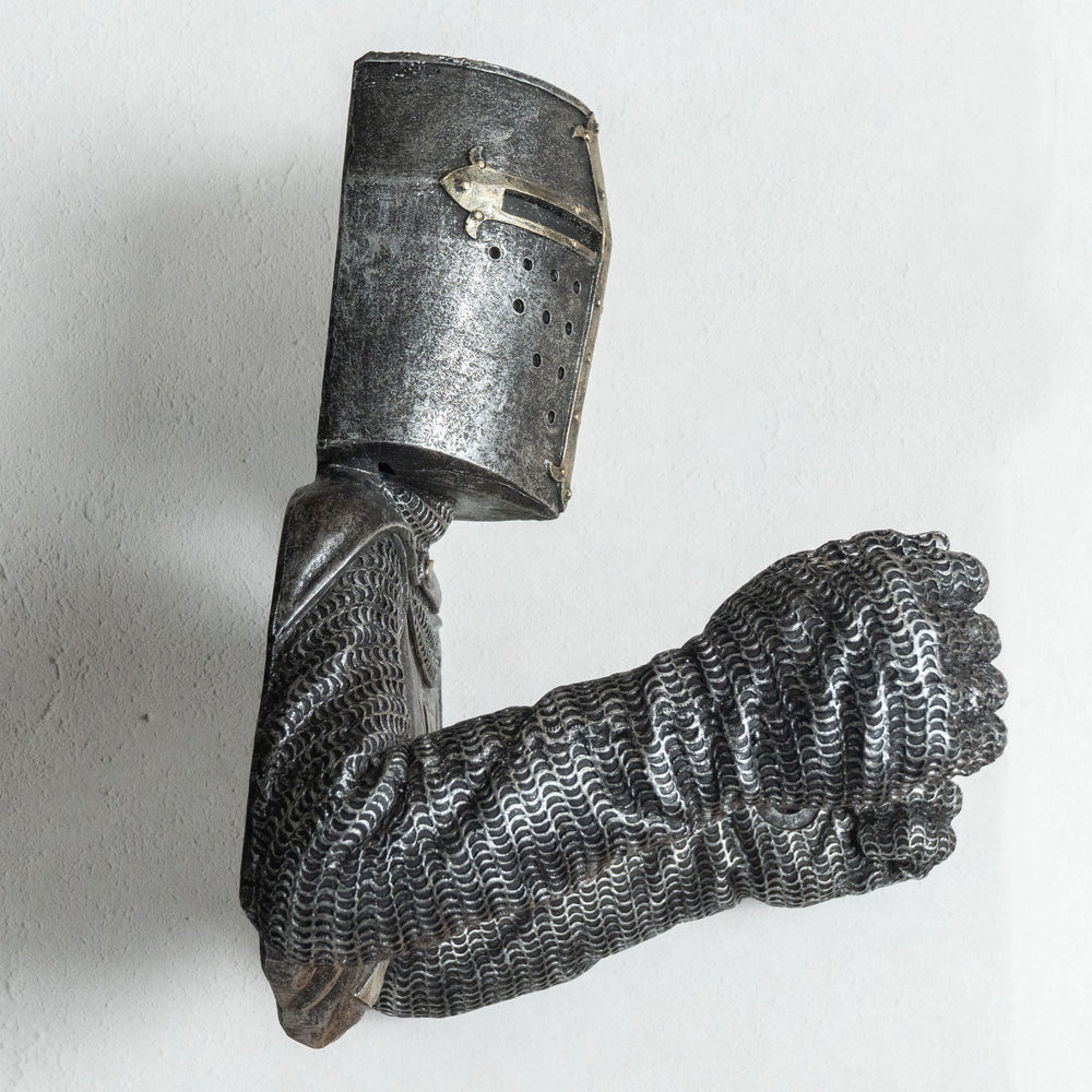 Templerritter Toilettenpapierhalter (Harz Skulptur)