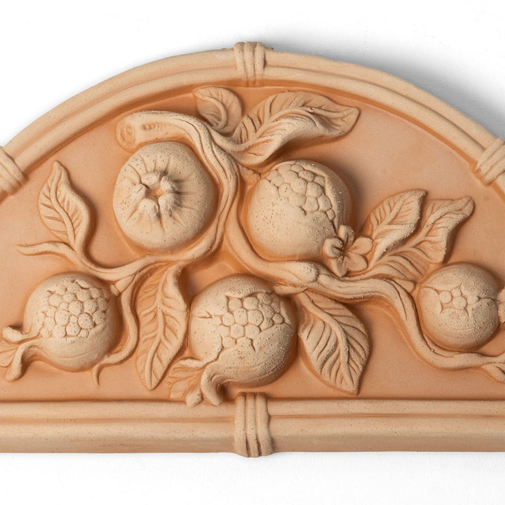 Terrakotta Granatapfel Relief