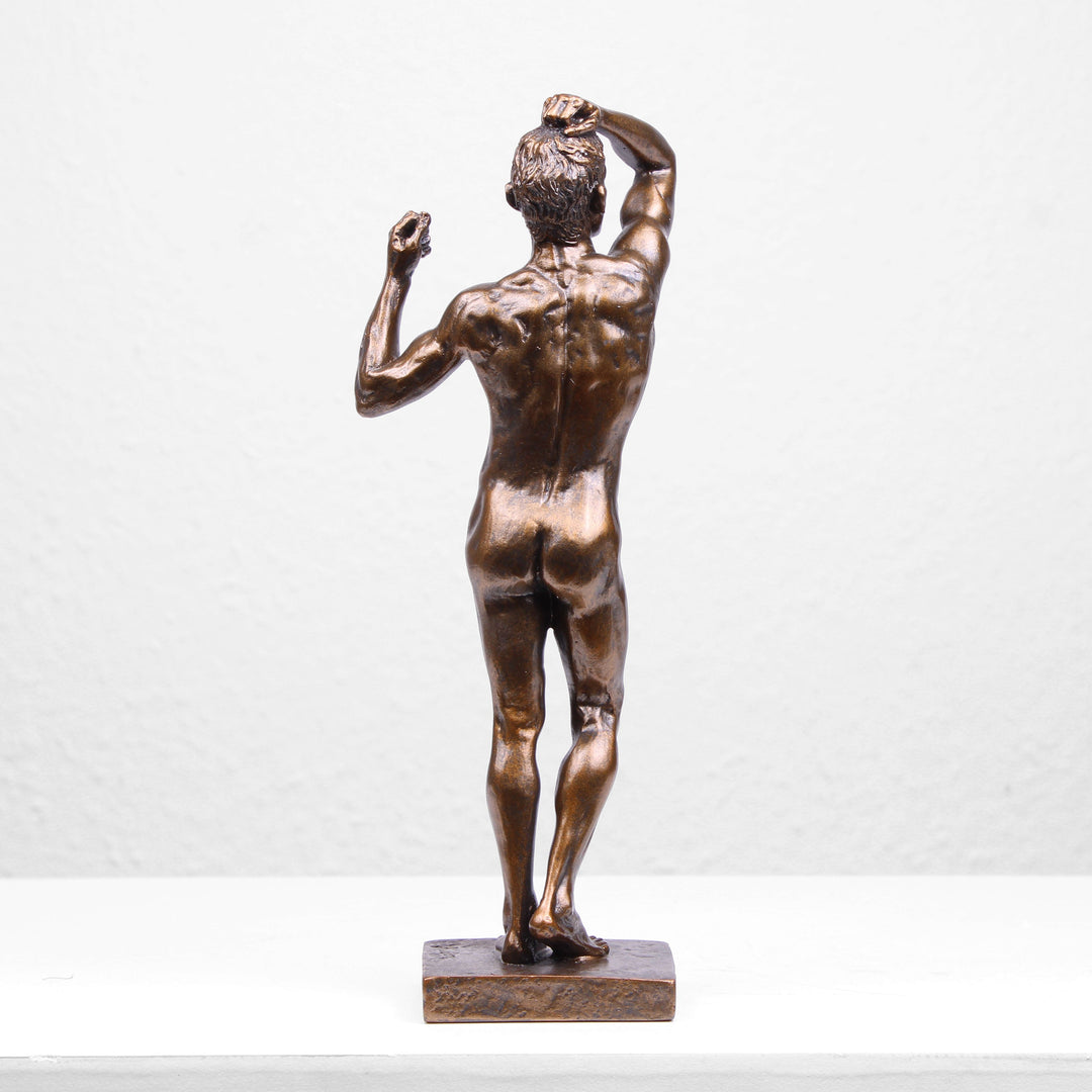 Das Bronzezeitalter Statue von Rodin (Bronzierte Skulptur aus Kunstharz)