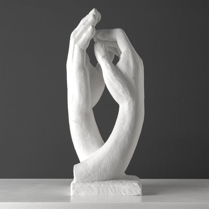 Statue der Kathedralenhand von Rodin (Gross, Weiss)
