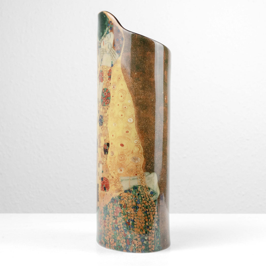 Keramikvase „Der Kuss von Klimt“