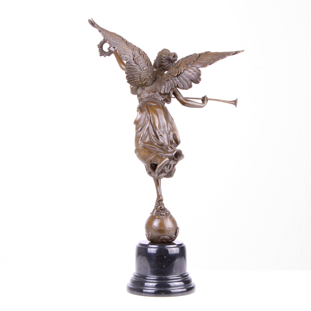 Geflügelte Siegesgöttin Nike Statue (Bronze, Wachsguss)